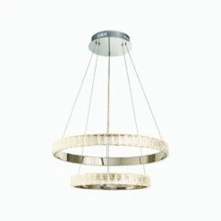 Valdis Contemporary Double Ring Pendant