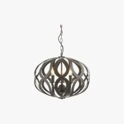 Keelan 3 Light Pendant In Antique Bronze