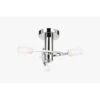 Addie Chrome Ceiling Light, Small