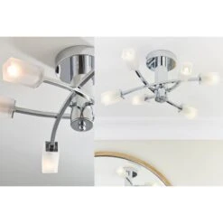 Addie Chrome Ceiling Light, Large -Perch & Parrow Home Sales Store en2003127 de