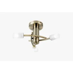 Addie Brass Ceiling Light, Small