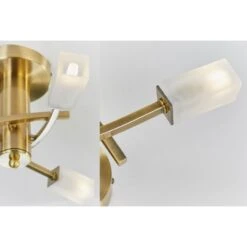 Addie Brass Ceiling Light, Small 5 Addie Brass Ceiling Light, Small -Perch & Parrow Home Sales Store en2003130 de