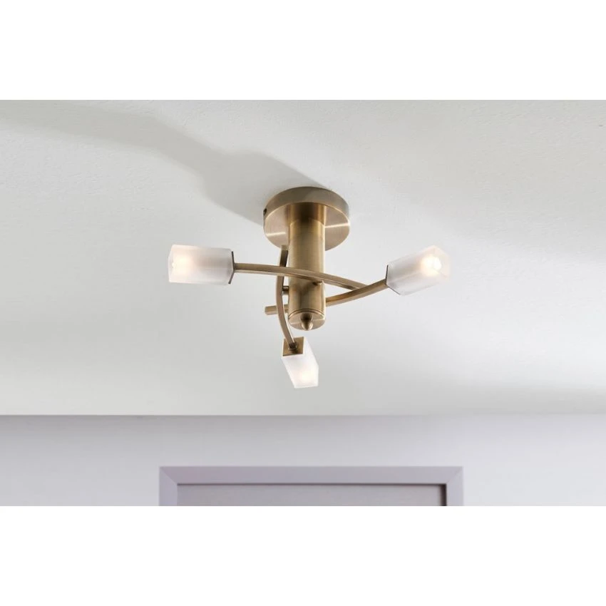 Addie Brass Ceiling Light, Small 2 Addie Brass Ceiling Light, Small - Image 2