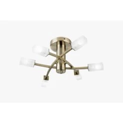 Addie Brass Ceiling Light, Large