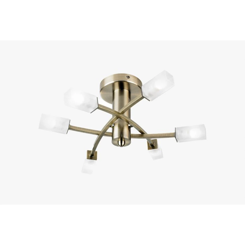Addie Brass Ceiling Light, Large 1 Addie Brass Ceiling Light, Large