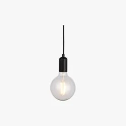 Deo Single Pendant In Matte Black
