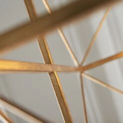 Sansa Large Geometric Pendant In Gold And Silver Leaf 7 Sansa Large Geometric Pendant In Gold And Silver Leaf -Perch & Parrow Home Sales Store en2100091 l3