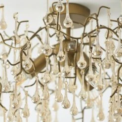 Ena Fixed Semi-Flush Ceiling Pendant In Gold 7 Ena Fixed Semi-Flush Ceiling Pendant In Gold -Perch & Parrow Home Sales Store en2100111 l3