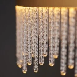 Anna LED Halo Pendant In Gold -Perch & Parrow Home Sales Store en2100112 l3