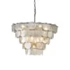 Shelly Multi-Layered Textured Pendant