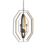 Asher Rotating Octagonal Pendant In Bronze