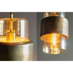 Timothy Ceiling Pendant In Brass Patina -Perch & Parrow Home Sales Store en2100151 de