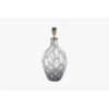 Sarah Blown Glass Table Lamp Base In Smoke