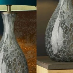 Aimee Artisan Blown Glass Table Lamp Base -Perch & Parrow Home Sales Store en2100163 ld1