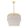 Sherry Large Tiered Pendant In Gold