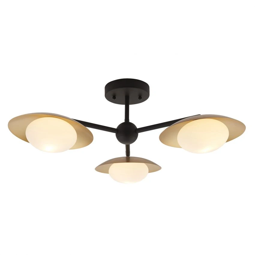 Cardassian Small Semi-Flush Ceiling Light 1 Cardassian Small Semi-Flush Ceiling Light