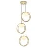 Katrina Opal Glass Multi-Hoop Pendant In Gold