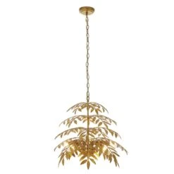 Havana Tiered Palm Leaf Ceiling Pendant