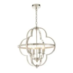 Stella Open Frame Classic Pendant In Nickel