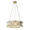 Barnwell Pendant In Warm Brass