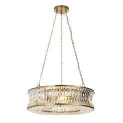 Barnwell Pendant In Warm Brass
