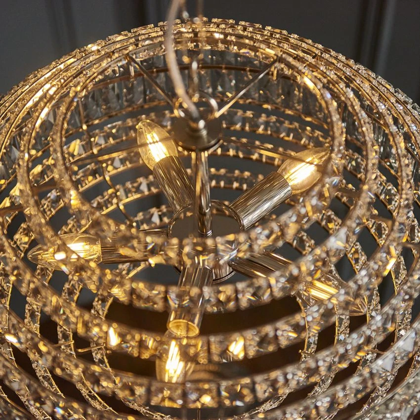 Beyla Pendant In Bright Nickel 3 Beyla Pendant In Bright Nickel - Image 3