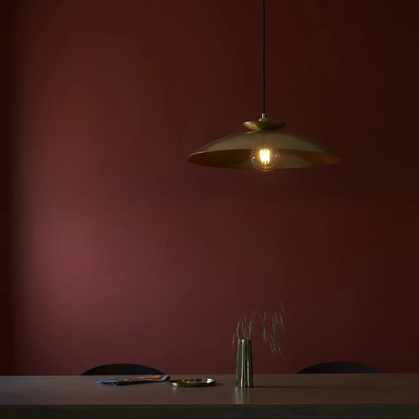 Arya Brass Hammered Pendant 2 Arya Brass Hammered Pendant - Image 2