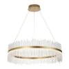 Anna Grand LED Halo Pendant In Gold