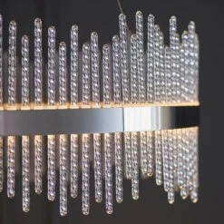 Anna LED Halo Pendant In Chrome -Perch & Parrow Home Sales Store en24020055 l3