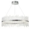 Anna LED Halo Pendant In Chrome