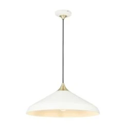 Rian Coned Pendant In Warm White