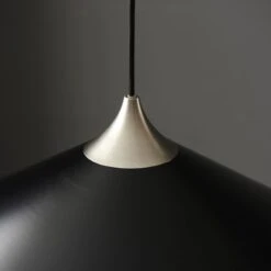 Rian Coned Pendant In Matt Black 6 Rian Coned Pendant In Matt Black -Perch & Parrow Home Sales Store en24020071 l2