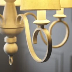 Arthur Multi Arm Pendant In Distressed White -Perch & Parrow Home Sales Store en24020148 l2