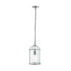Leonard One Light Pendant In Satin Nickel