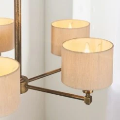 Indiana Five Light Pendant In Hammered Bronze 5 Indiana Five Light Pendant In Hammered Bronze -Perch & Parrow Home Sales Store en24040014 l2