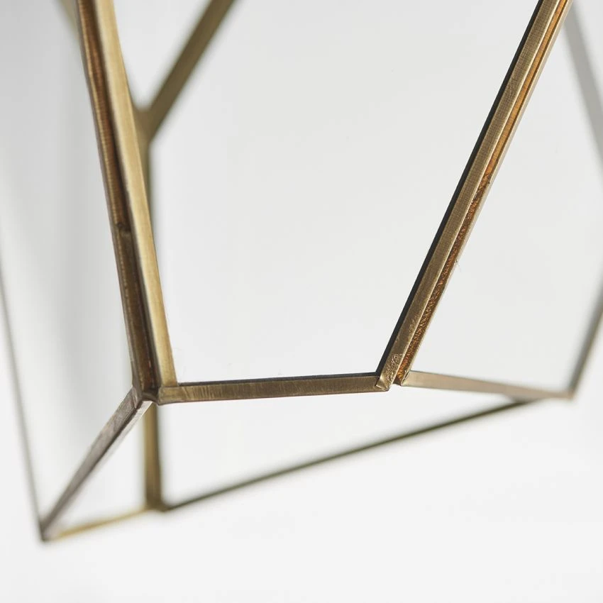 Aragon Clear Glass Pendant In Antique Brass 3 Aragon Clear Glass Pendant In Antique Brass - Image 3