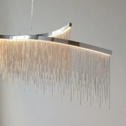 Omavi Pendant In Chrome With Silver Chain -Perch & Parrow Home Sales Store en24040093 l2