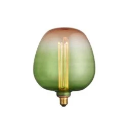Apple Lamp In Green And Pink Ombre