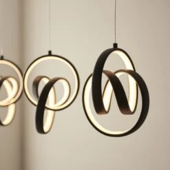 Dangle Five Light Pendant In Textured Black 5 Dangle Five Light Pendant In Textured Black -Perch & Parrow Home Sales Store en24040106 l2