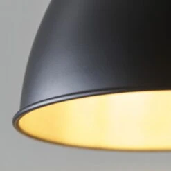 Fletcher Small Pendant In Aged Pewter And Matt Black -Perch & Parrow Home Sales Store en24040126 l2