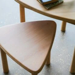 Rebecca Oak Nesting Tables -Perch & Parrow Home Sales Store pp000326 ld1