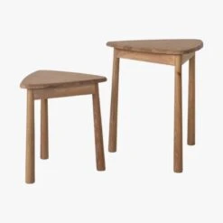 Rebecca Oak Nesting Tables -Perch & Parrow Home Sales Store pp000326 p45 1