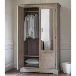 Juno Mirrored Double Wardrobe -Perch & Parrow Home Sales Store pp2000121 ld2