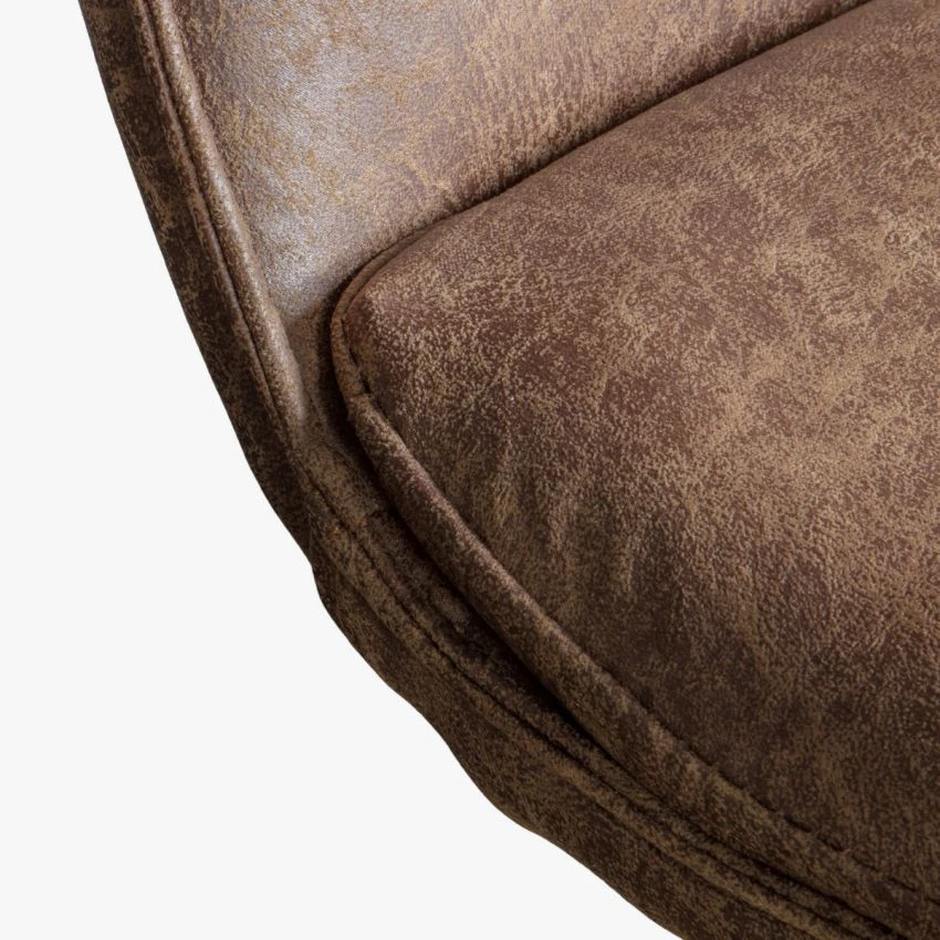 Theon Dining Chair In Brown, Set Of Two 7 Theon Dining Chair In Brown, Set Of Two - Image 7