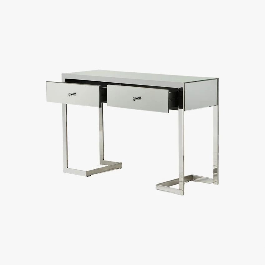 Inna Mirrored Two Drawer Console Table 3 Inna Mirrored Two Drawer Console Table - Image 3