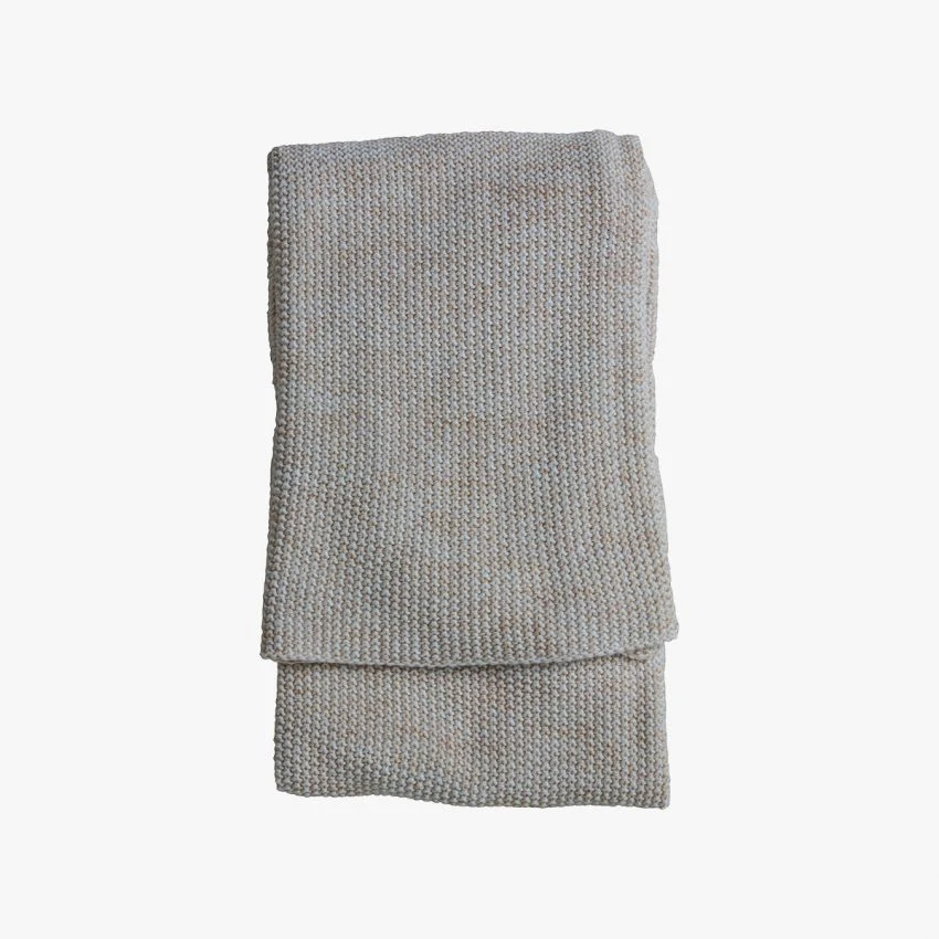 Ophelia Chunky Knit Throw In Cream 1 Ophelia Chunky Knit Throw In Cream