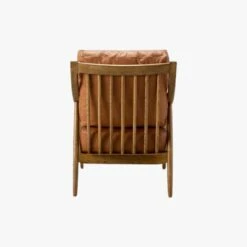 Aldona Caramel Leather Armchair -Perch & Parrow Home Sales Store pp2002642 p180