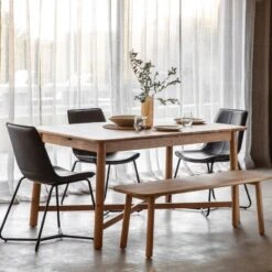 Noranda Oak Extendable Dining Table -Perch & Parrow Home Sales Store pp2002696 l1