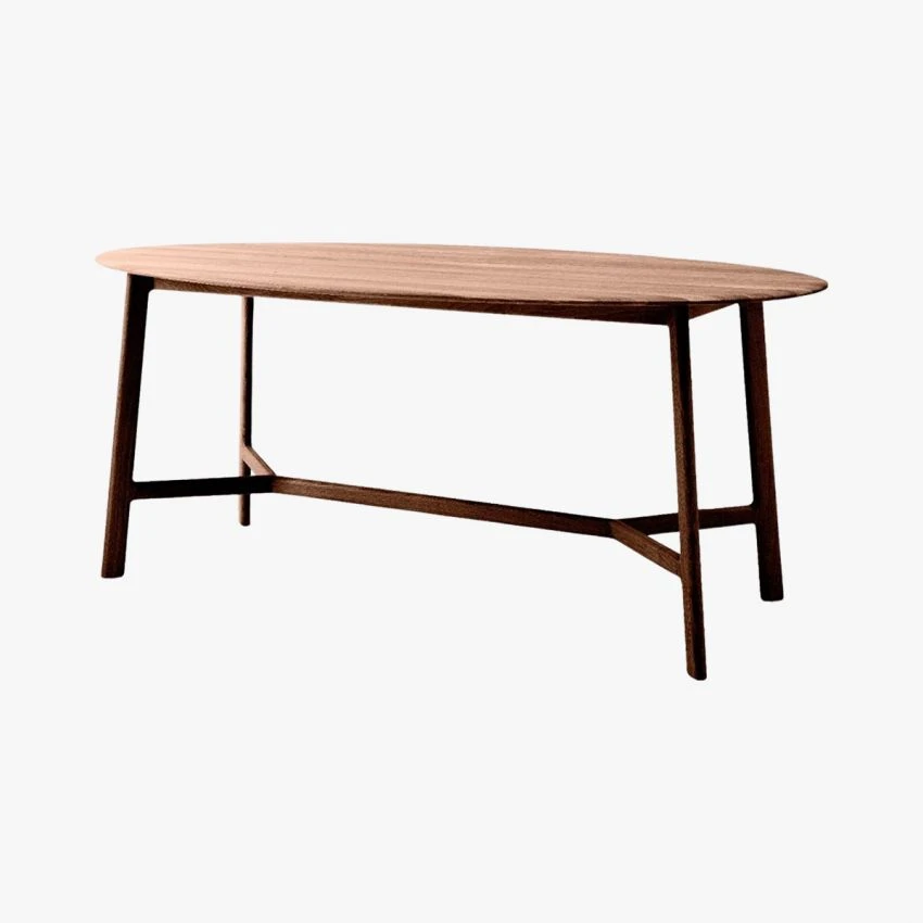 Menorca Walnut Oval Dining Table 3 Menorca Walnut Oval Dining Table - Image 3