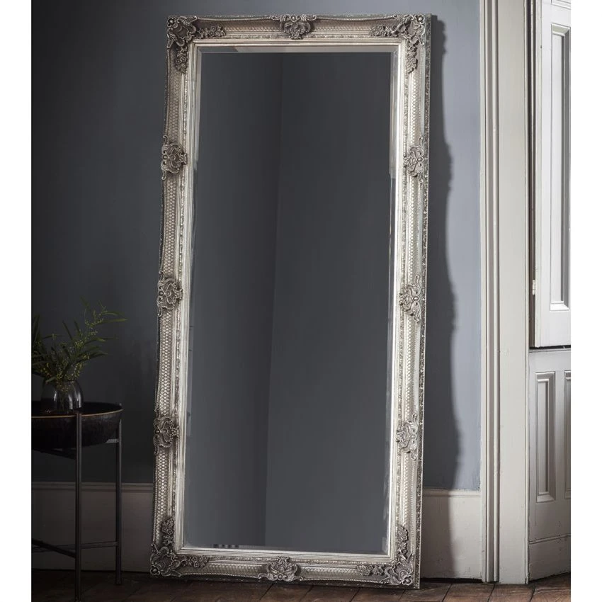 Clarissa Standing Mirror In Silver 2 Clarissa Standing Mirror In Silver - Image 2